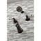Kingston Brass Tub and Shower Faucet, Oil Rubbed Bronze, Wall Mount KBX8145DPL - alternate 3